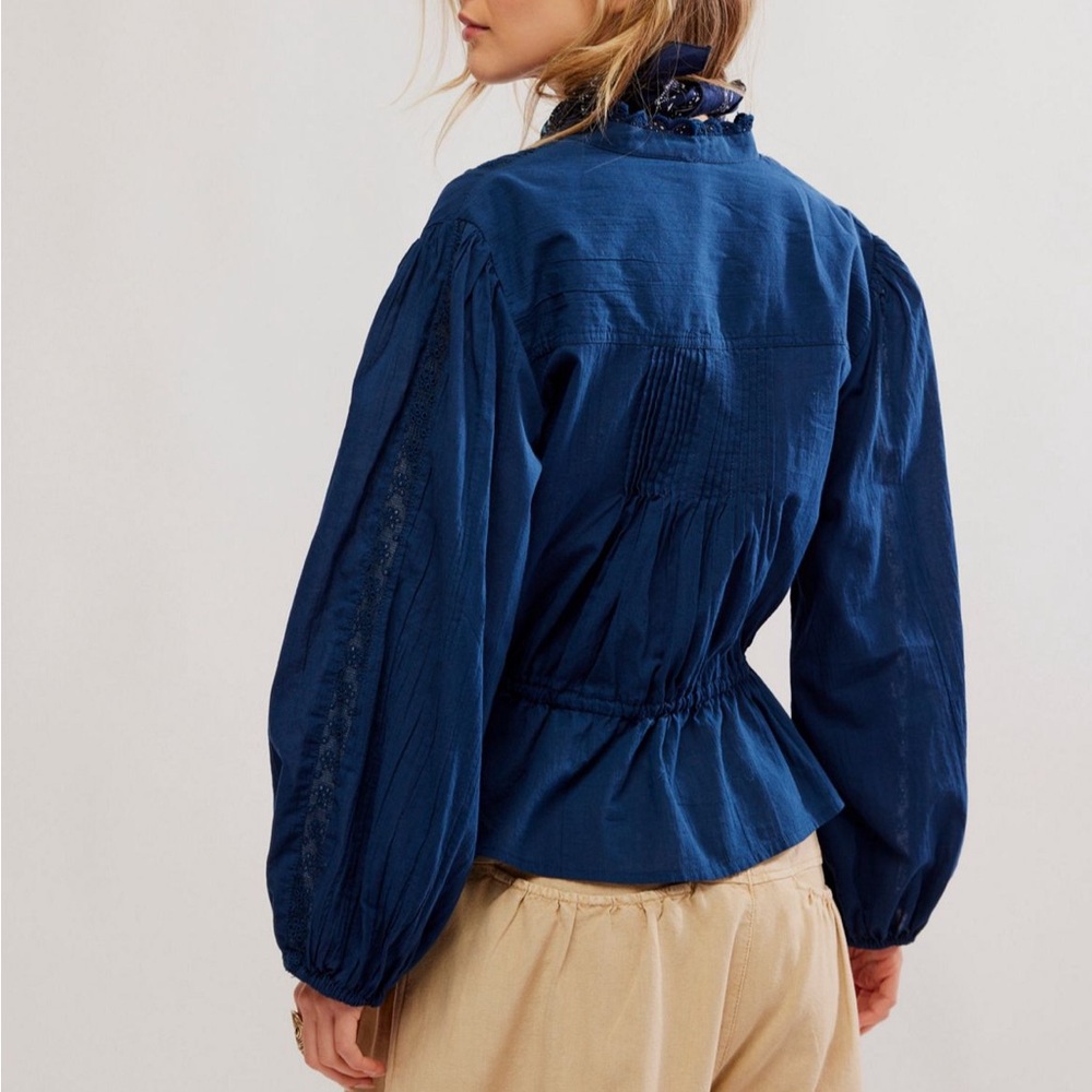 FREE PEOPLE Best Of Me Blouse - Big Dipper - Picture 5 of 7